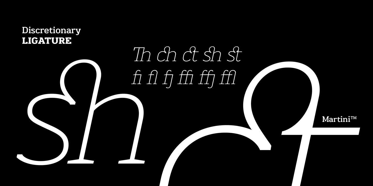 Martini Thin Italic Font preview